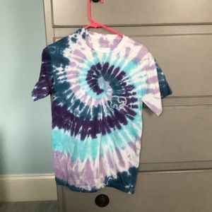 oversized ivory ella tie dye t-shirt !!